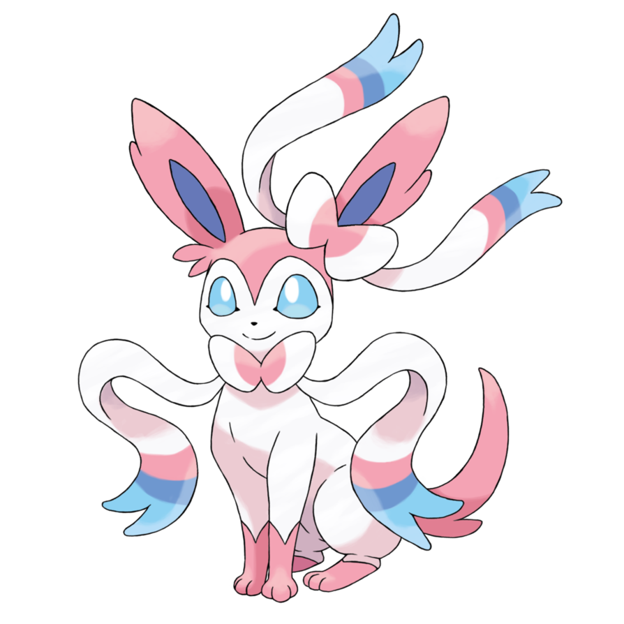 Eeveelution Drawing Sylveon For Free On Ya Webdesign - Pokemon Eeveelutions Sylveon , HD Wallpaper & Backgrounds