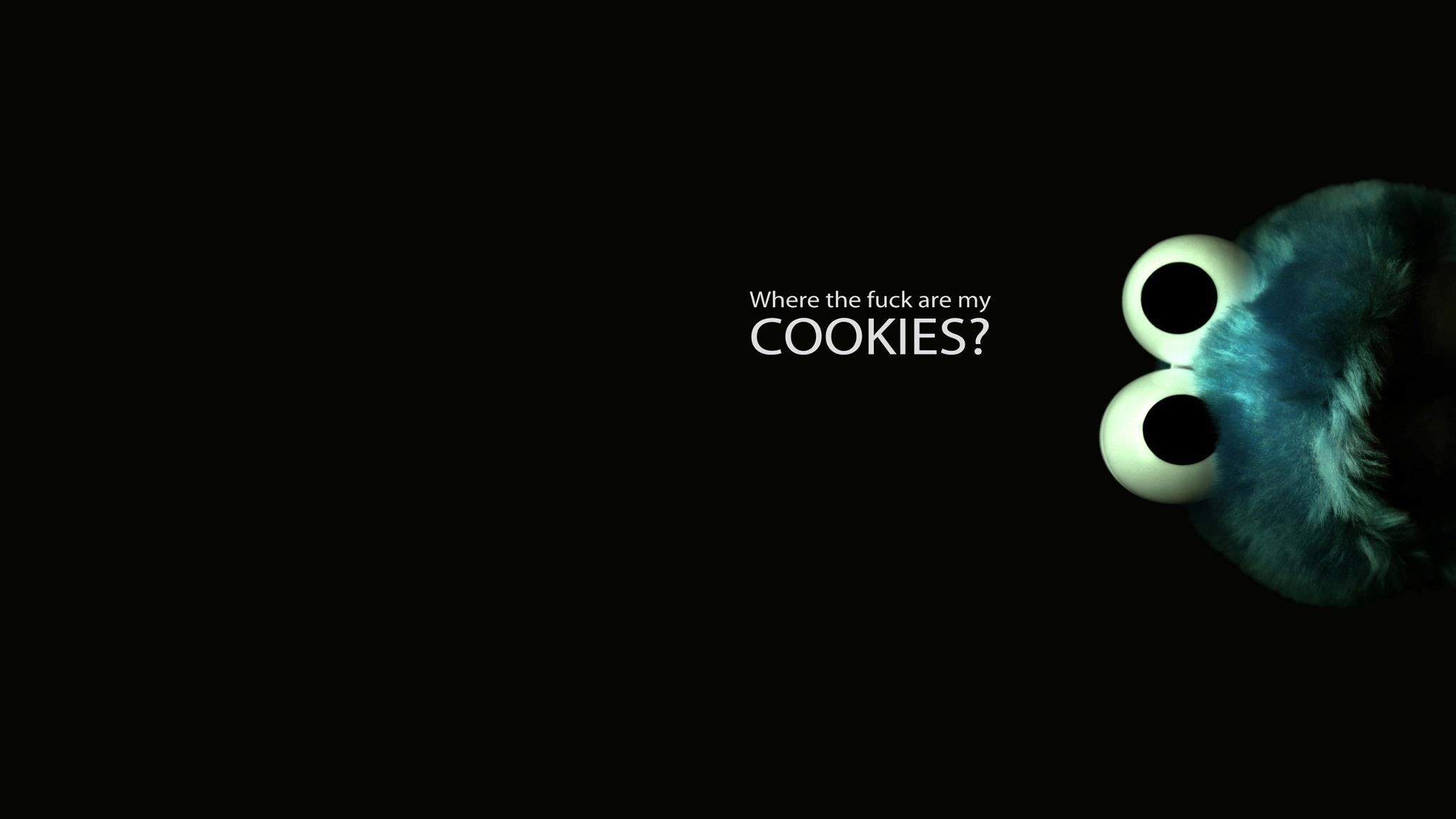 Funny Backgrounds Cookie Monster , HD Wallpaper & Backgrounds