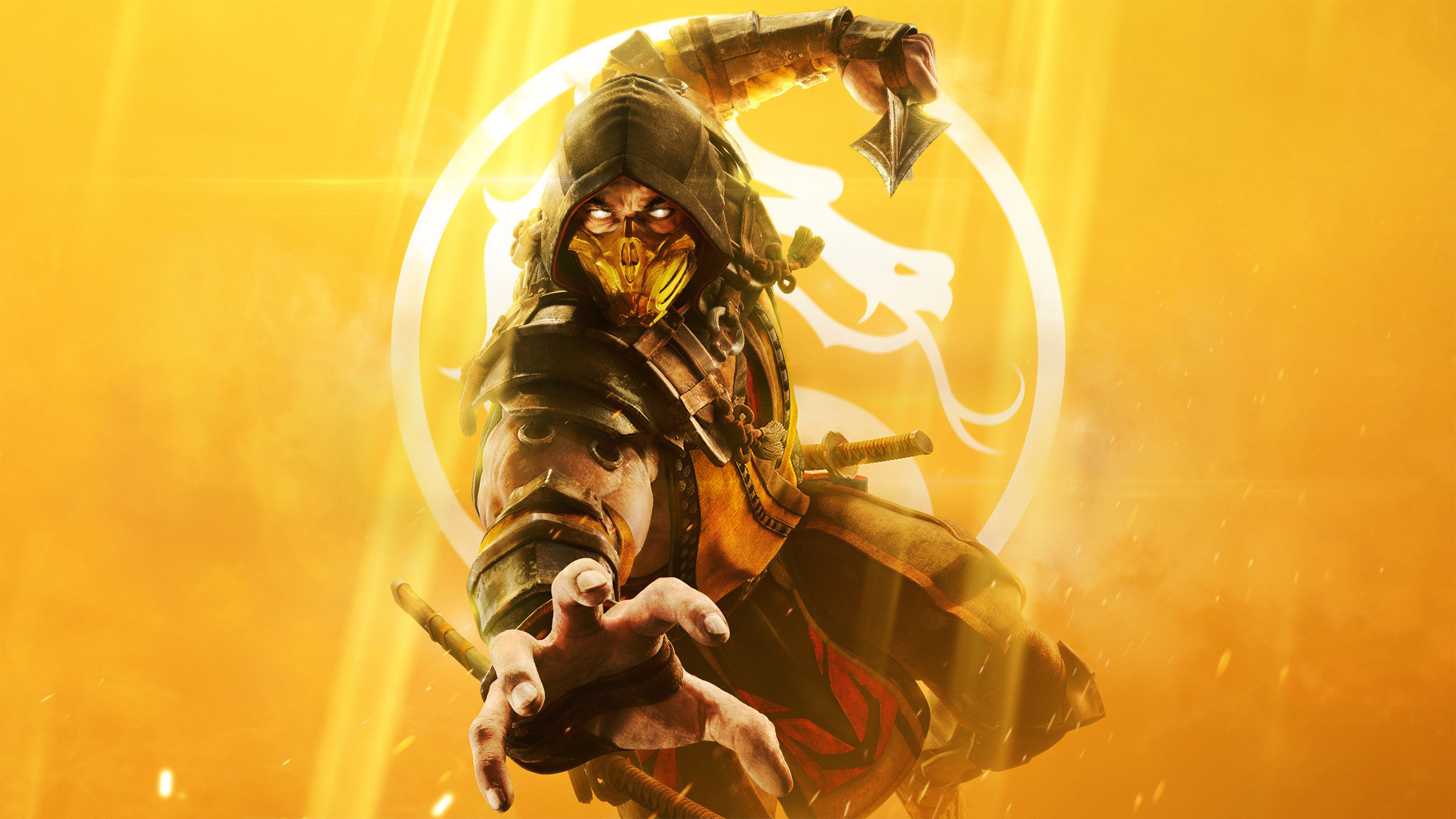 Mortal Kombat 11 4k - Mortal Kombat 11 Scorpion , HD Wallpaper & Backgrounds