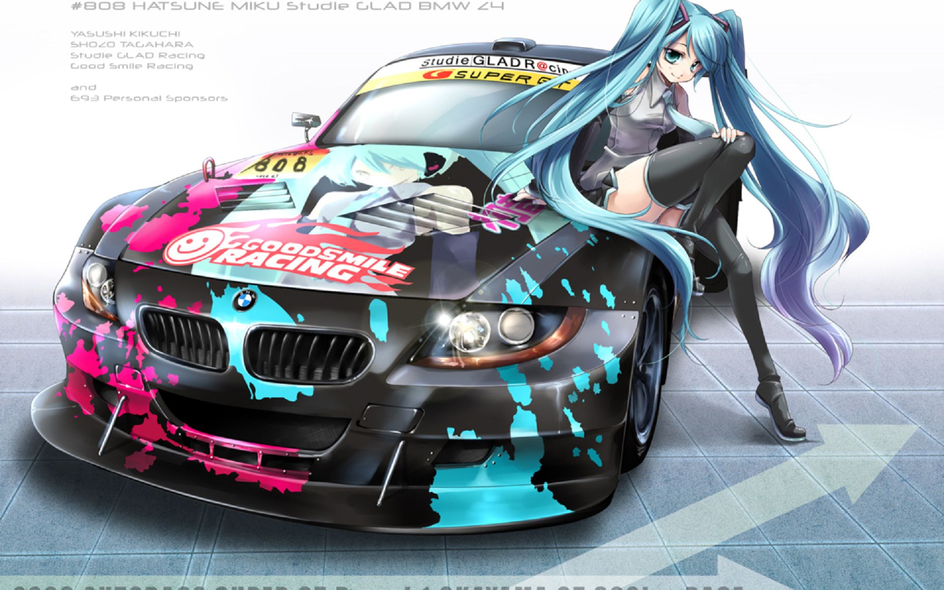 Anime Girl Car Hd Wallpaper - Anime Girl With Car , HD Wallpaper & Backgrounds