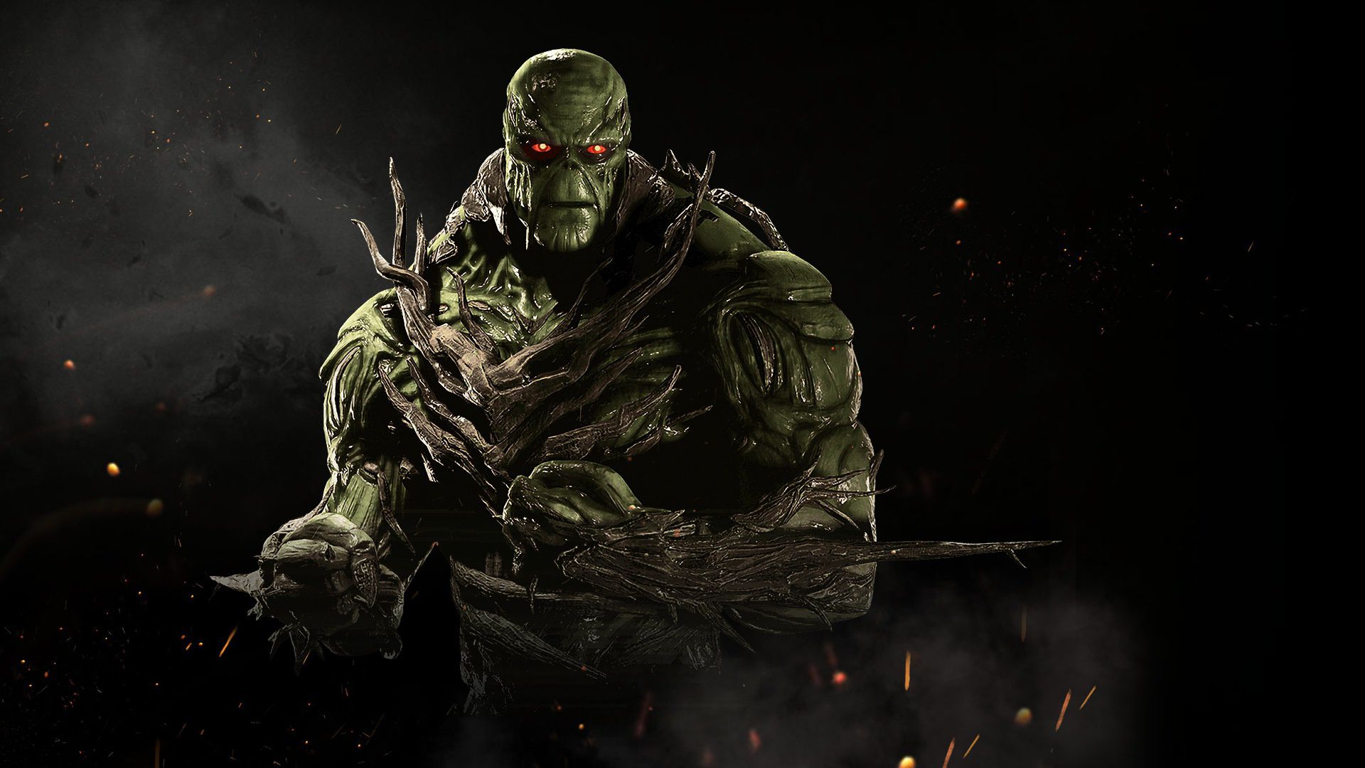 Injustice 2 Hd Wallpaper - Injustice 2 Swamp Thing , HD Wallpaper & Backgrounds