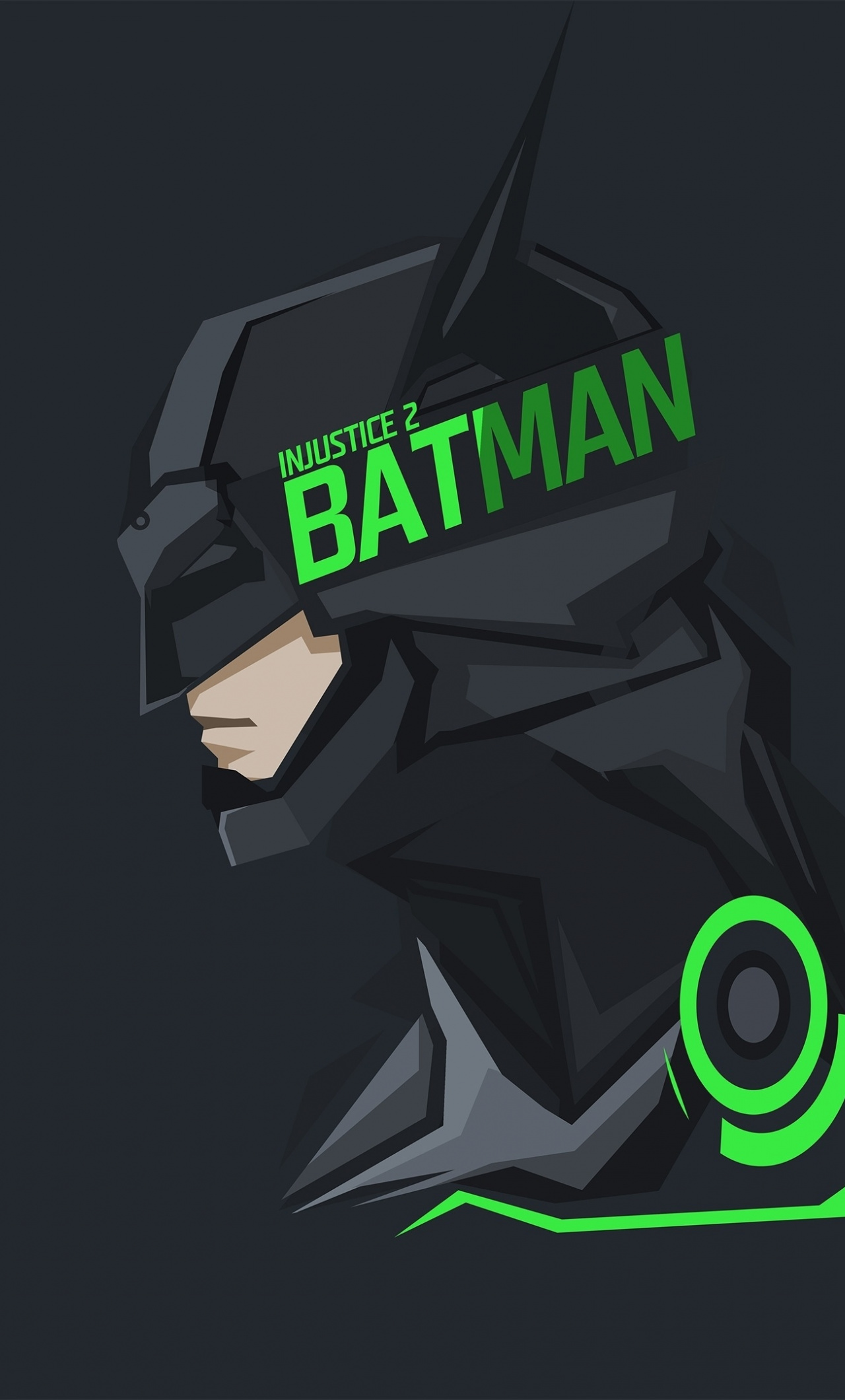 Batman Injustice Wallpaper - Injustice 2 Batman Logo , HD Wallpaper & Backgrounds
