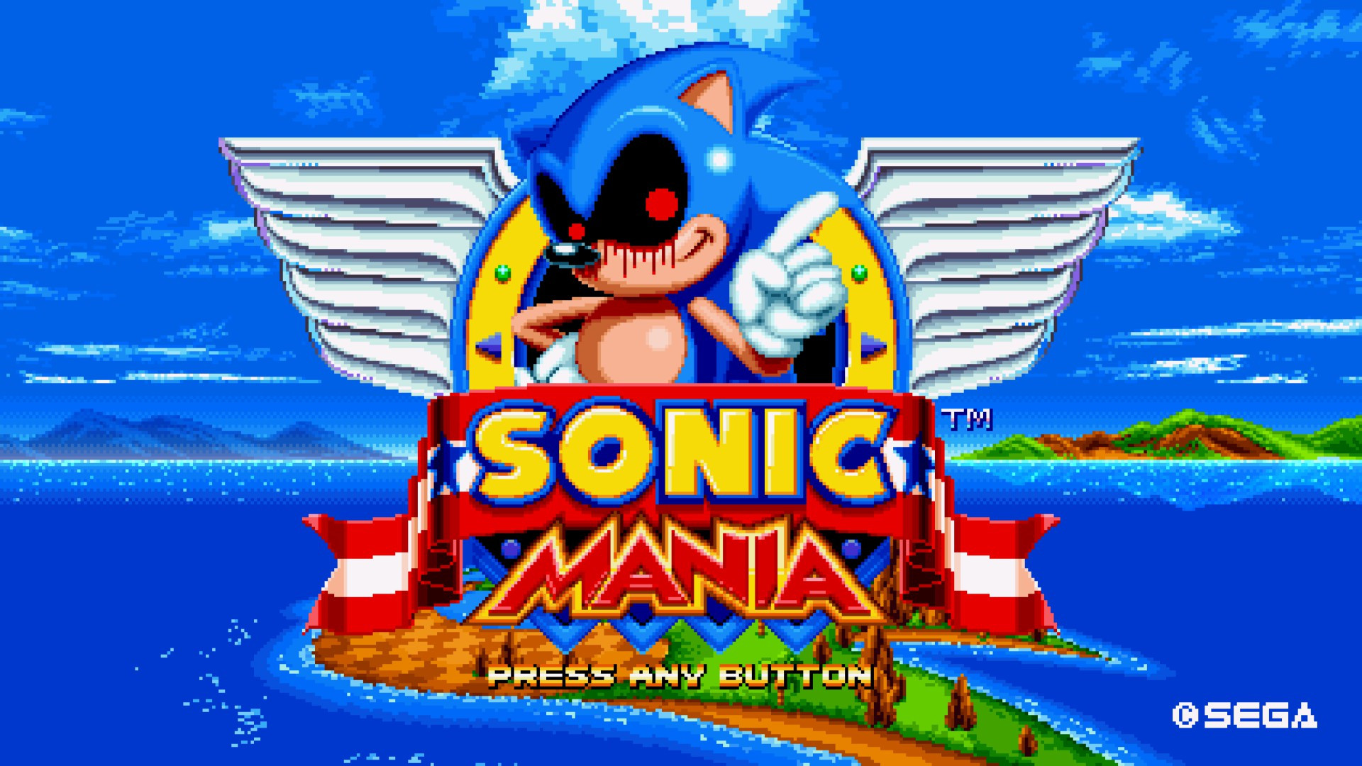 Title Screen Found You Murder Time Sonic - Sonic Mania , HD Wallpaper & Backgrounds