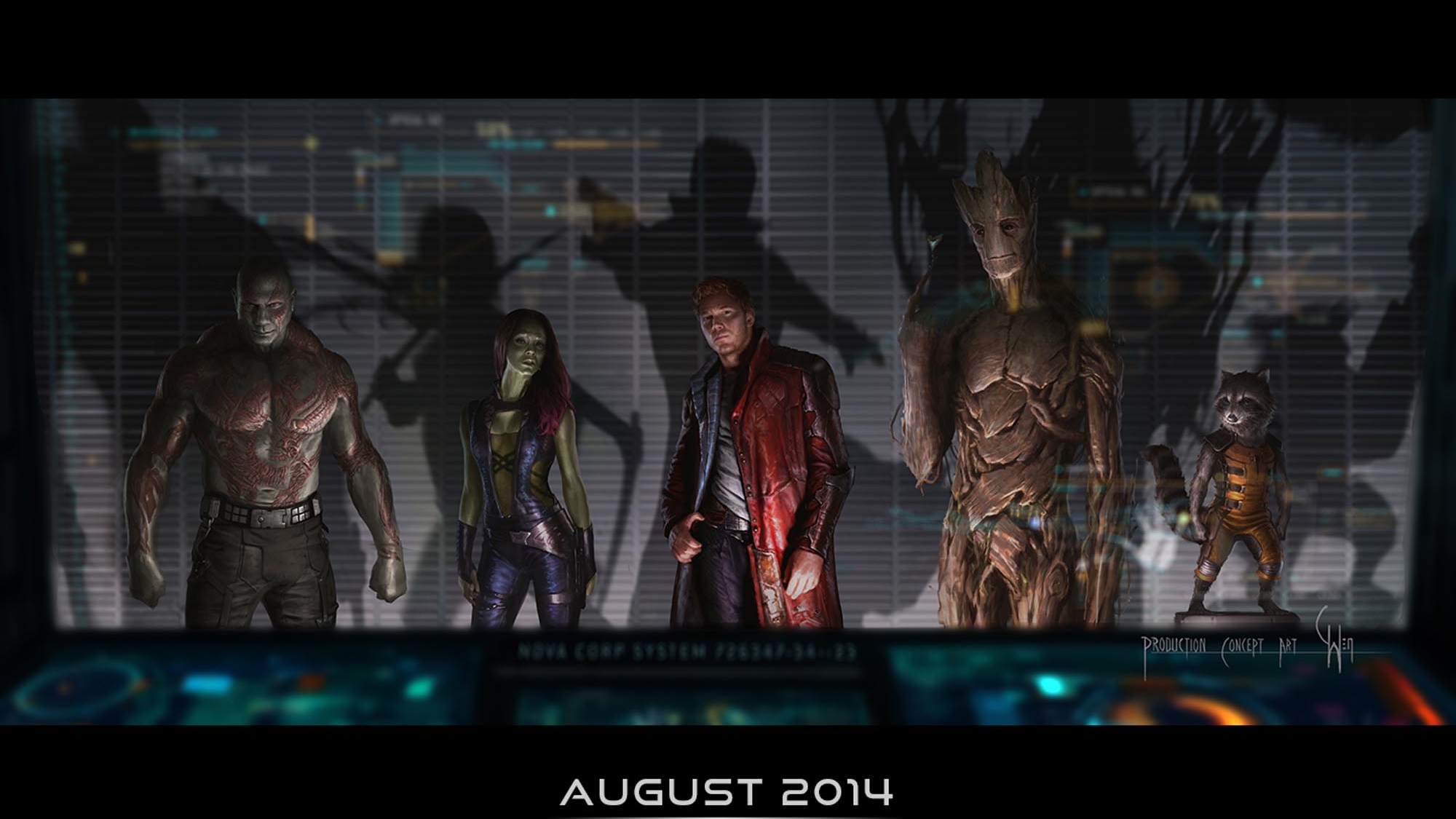 Hd Wallpaper - Guardians Of The Galaxy Mugshot , HD Wallpaper & Backgrounds