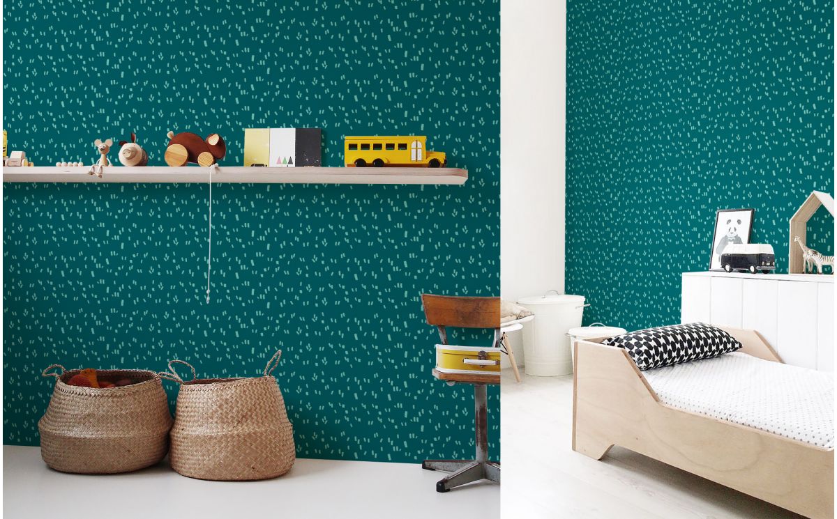 Turquoise Graphic Kids Wallpaper Boys Room Wallpaper - Papier Peint Graphique , HD Wallpaper & Backgrounds