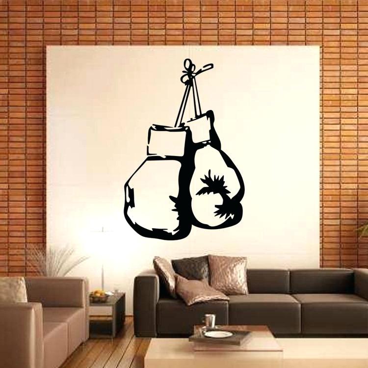 Boxing Gloves Wall Mural Sticker Decal Wallpaper Boys - Wall Stickers Boxing Gloves , HD Wallpaper & Backgrounds