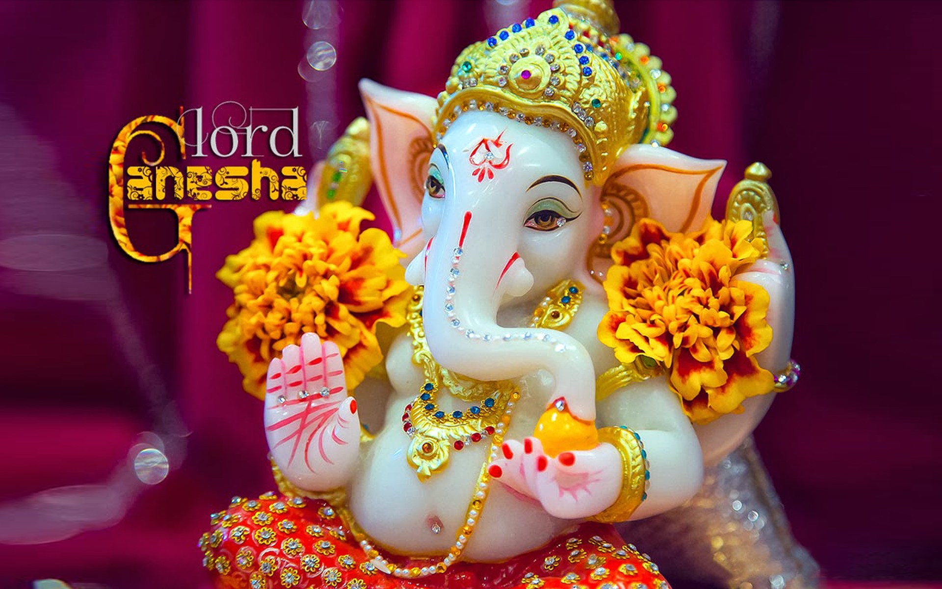 Lord Ganesha Desktop Hd Wallpaper For Mobile Phones Ganpati