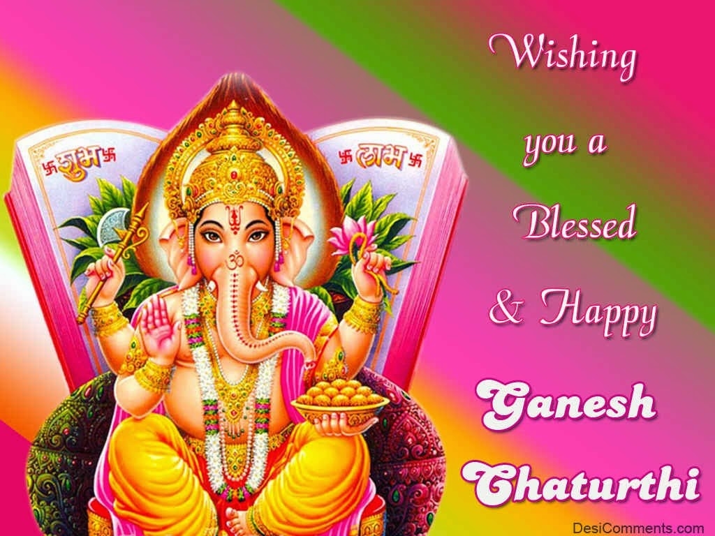 Ganesh Chaturthi 2014 Hd Wallpaper - Wish You Happy Ganesh Chaturthi , HD Wallpaper & Backgrounds
