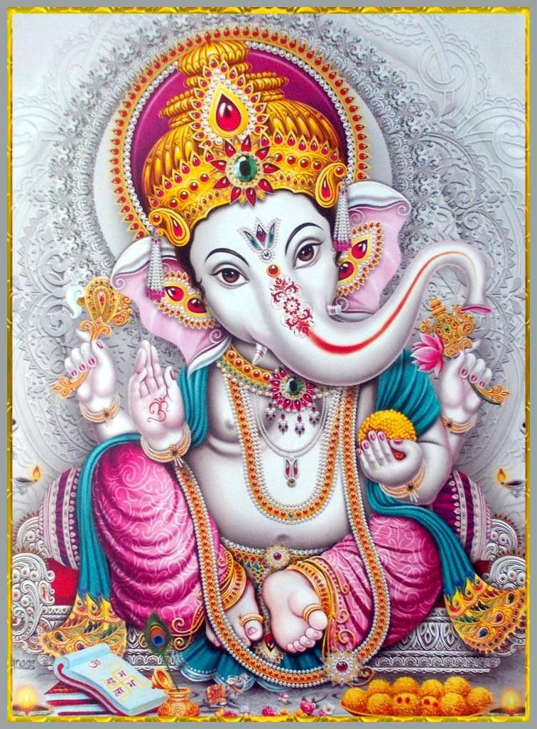 Vinayagar Wallpaper - Ganesh Bhagwan Photo Hd , HD Wallpaper & Backgrounds