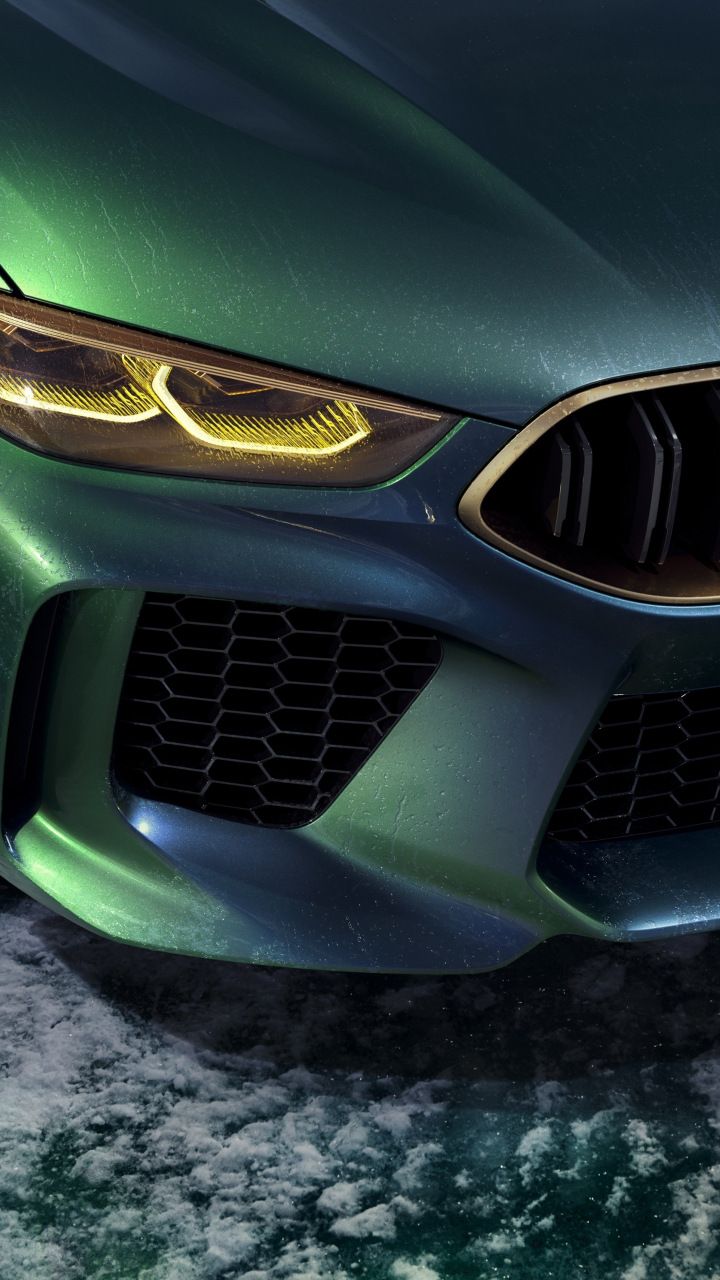 Bmw Concept M8 Gran Coupé, Headlights, Wallpaper - Green Rangers Bmw , HD Wallpaper & Backgrounds