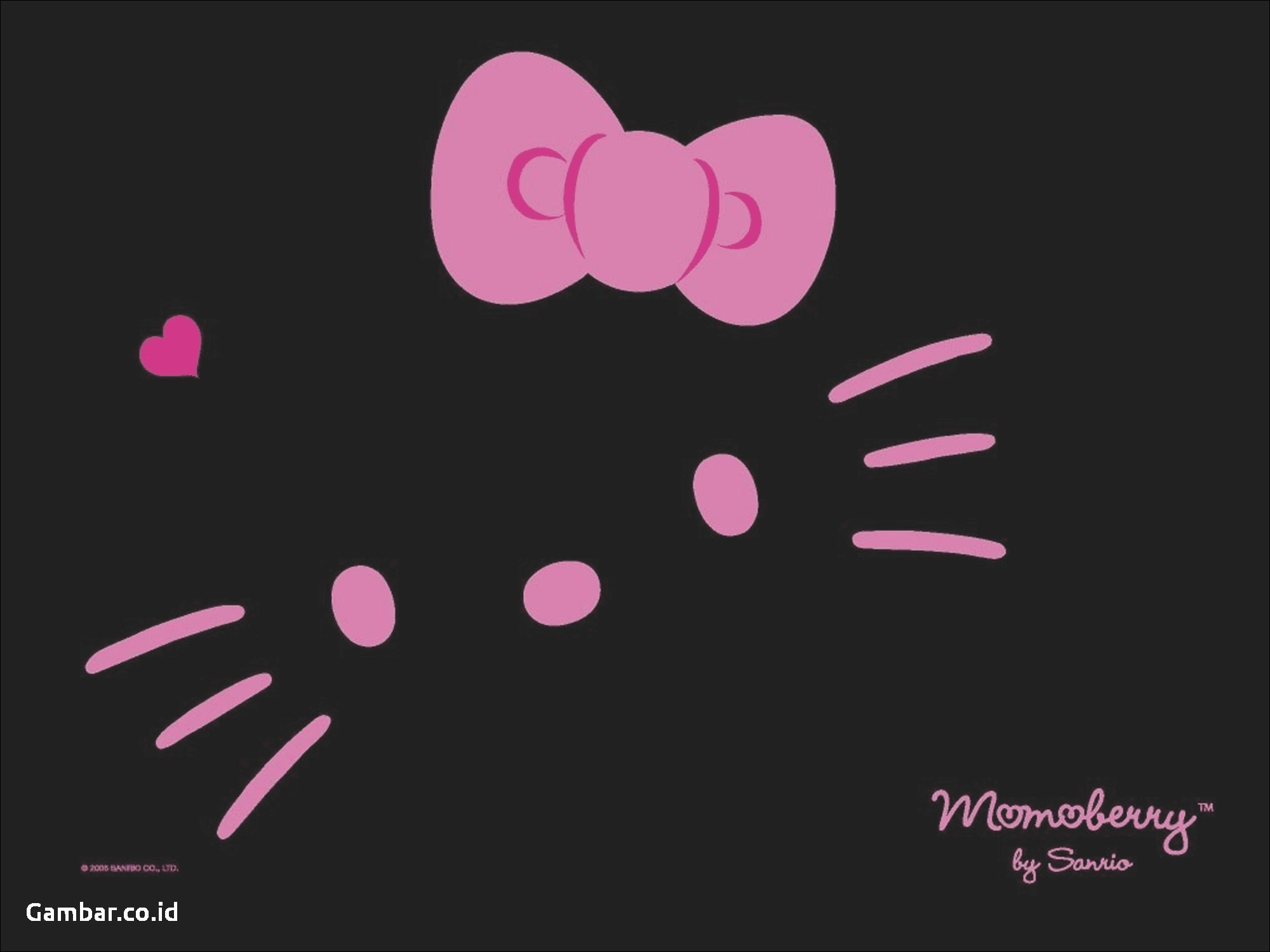 Hello Kitty Wallpapers - Black Hello Kitty Background , HD Wallpaper & Backgrounds