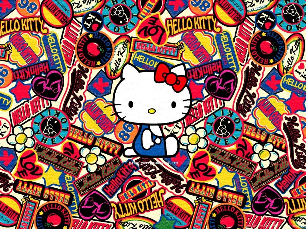 Hello Kitty Background Design , HD Wallpaper & Backgrounds