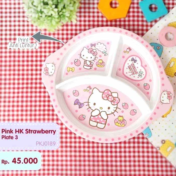Gambar Hello Kitty Hello Kitty Pink 3 Gambar Hello - Plate , HD Wallpaper & Backgrounds