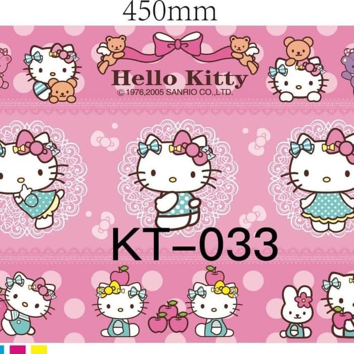 Kt-033 Hello Kitty Wallpaper Dinding 10m X 45cm - Hello Kitty , HD Wallpaper & Backgrounds