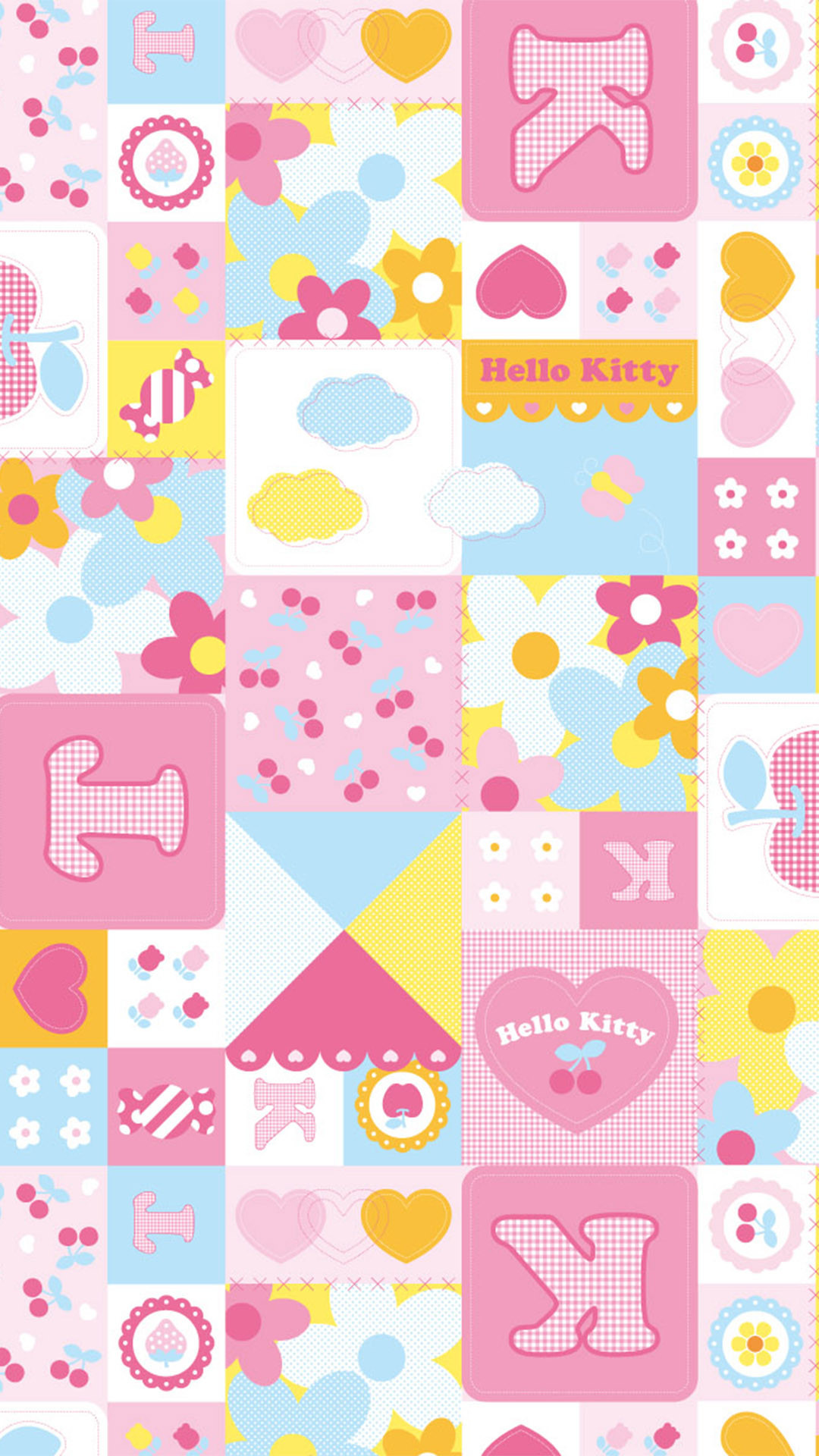 Hello Kitty Black Wallpaper Widescreen - Hello Kitty Wallpaper For Iphone 7 , HD Wallpaper & Backgrounds