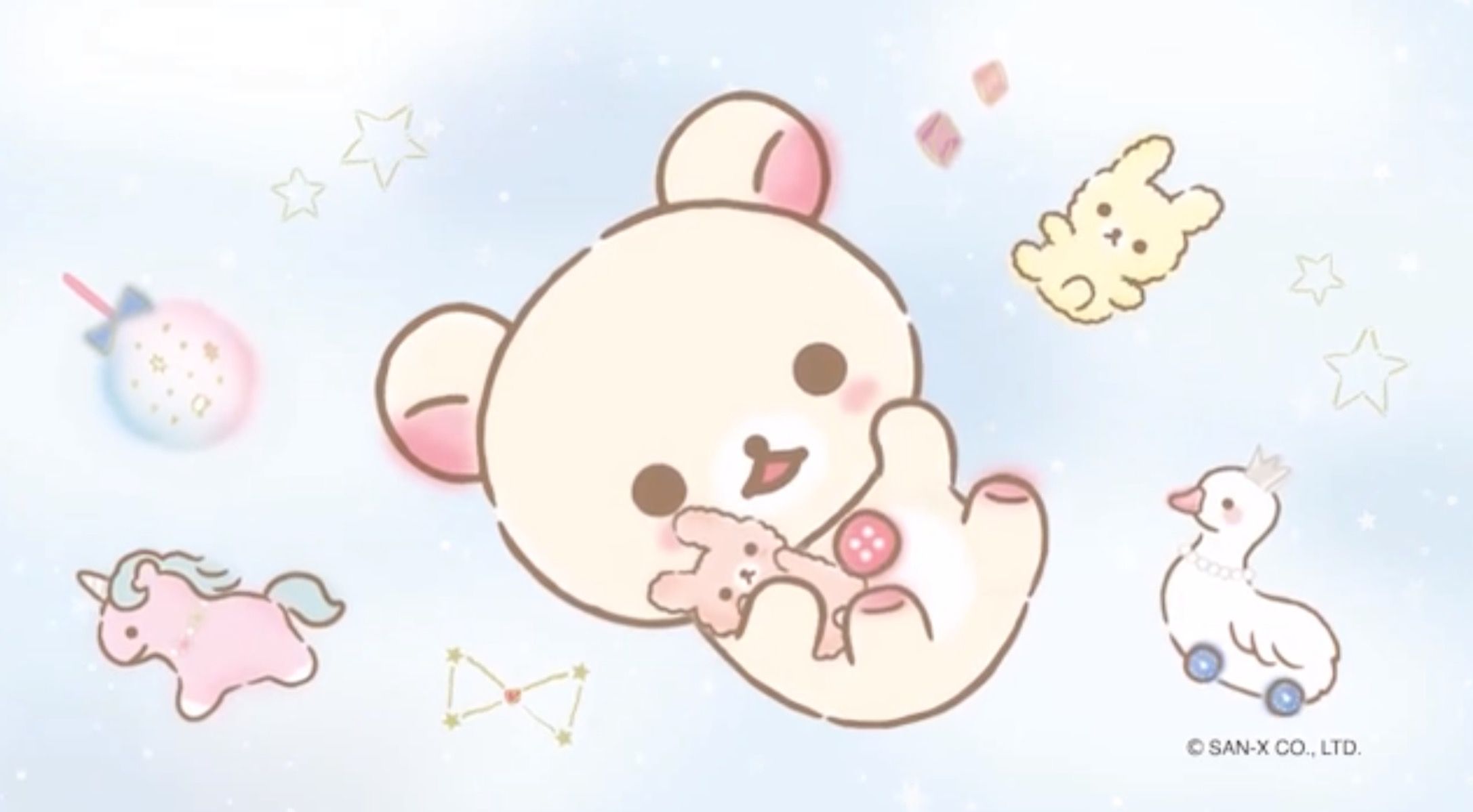 Hello Kitty Backgrounds - Rilakkuma Cute , HD Wallpaper & Backgrounds