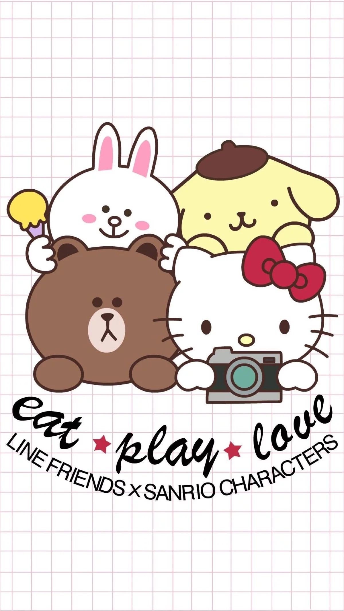 Sanrio Friends Wallpaper Wallpapers Kitty Wallpaper Hellokitty And Line Friends Hd Wallpaper Backgrounds Download