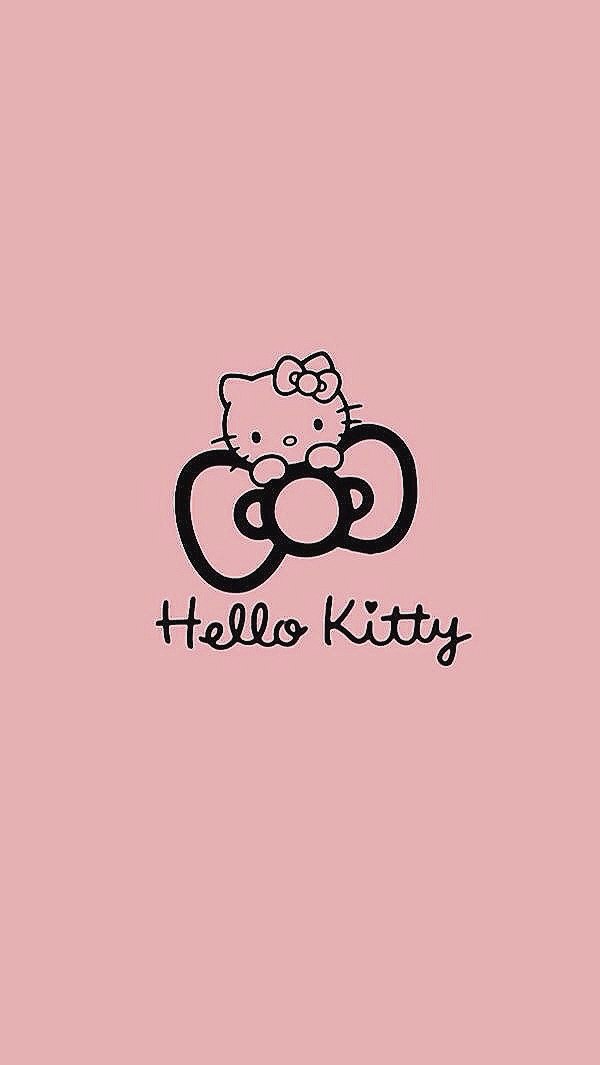 Wallpaper Hp Hello Kitty - Rose Gold Hello Kitty , HD Wallpaper & Backgrounds