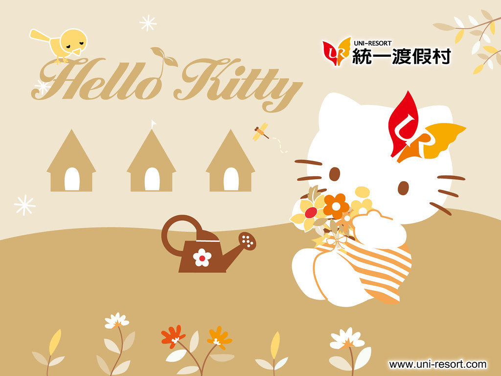 Wallpaper Hello Kitty Uni-resort - 統一 渡 假 村 , HD Wallpaper & Backgrounds