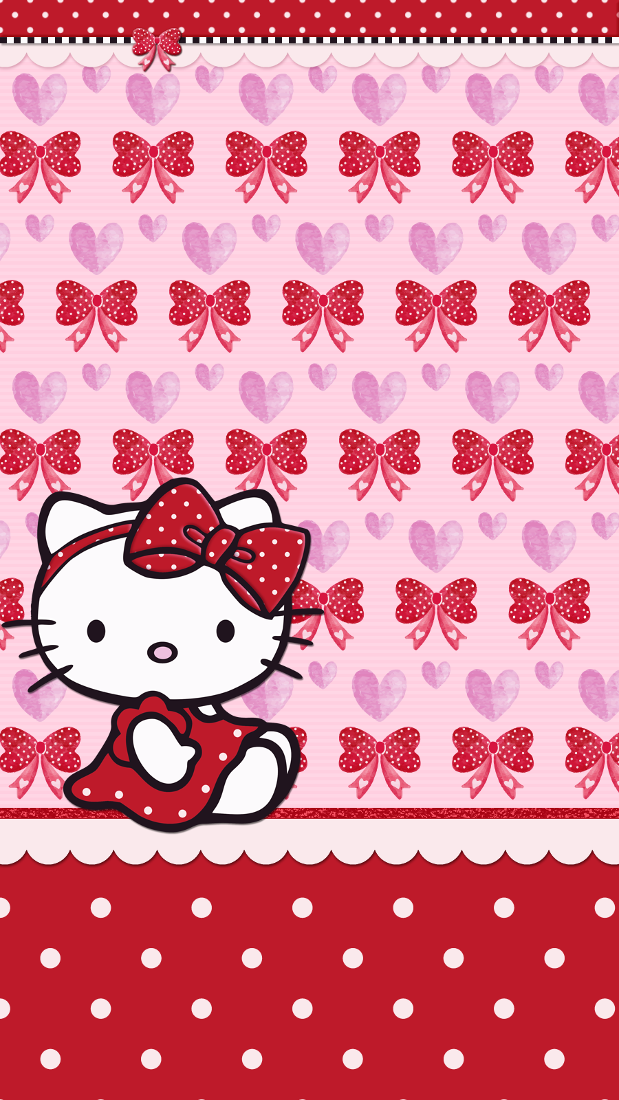 #digitalcutewalls Hello Kitty Themes, Hello Kitty Pictures, - Gambar Hello Kitty Wallpaper Android , HD Wallpaper & Backgrounds