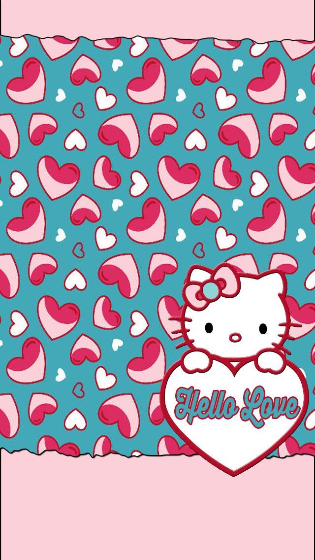 Hello Kitty Wallpapers Hd Group - Background Hello Kitty Valentine , HD Wallpaper & Backgrounds