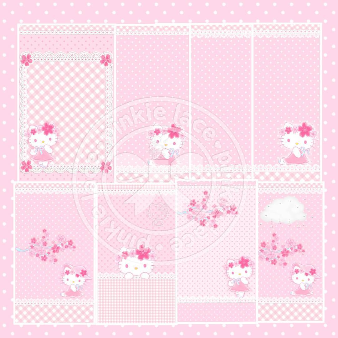 Hello Kitty Sakura Wallpaper - Craft , HD Wallpaper & Backgrounds