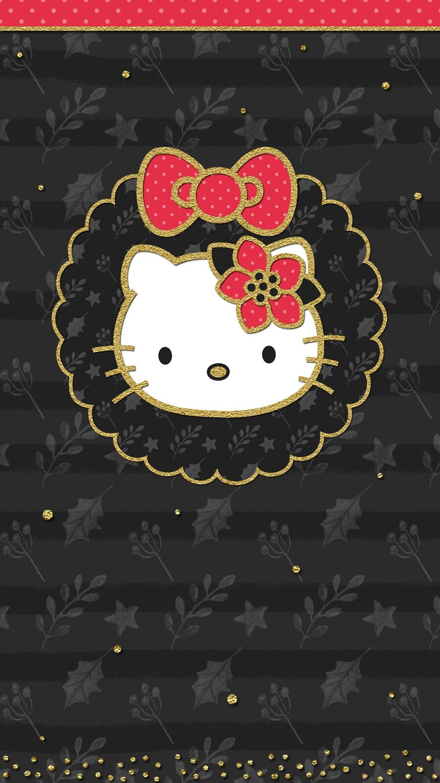 #christmas #wallpaper #iphone #android #theme #hello - Cute Hello Kitty Christmas , HD Wallpaper & Backgrounds