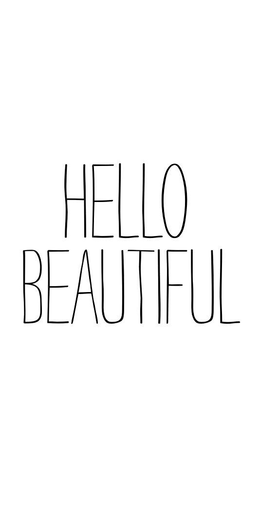 Hello Beautiful - Musical Composition , HD Wallpaper & Backgrounds
