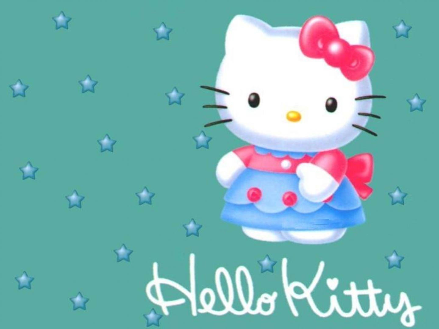 Hello Kitty Wallpaper And Background Image - Hello Kitty With Full Hd , HD Wallpaper & Backgrounds