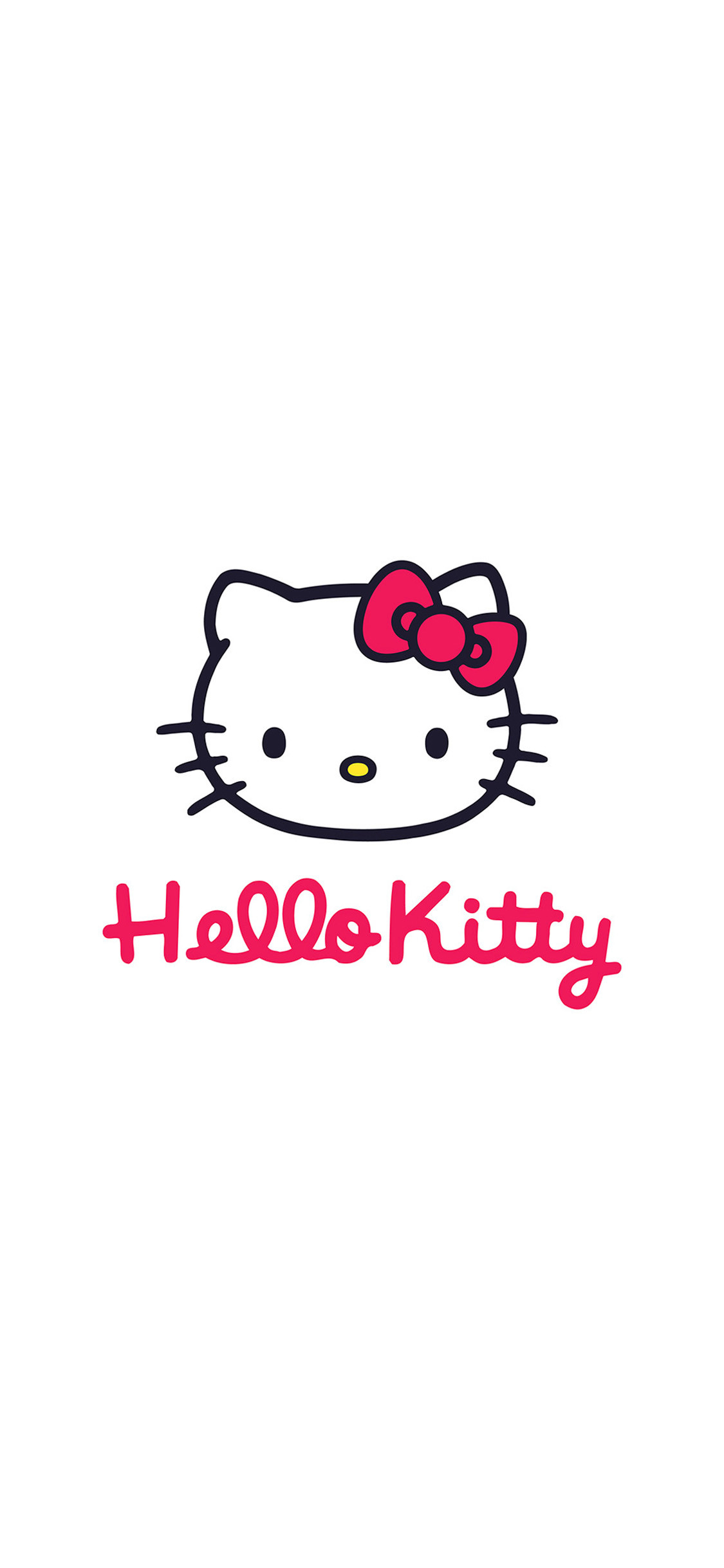Hello Kitty Black Wallpapers Widescreen - Hello Kitty Logo Wallpaper Iphone , HD Wallpaper & Backgrounds