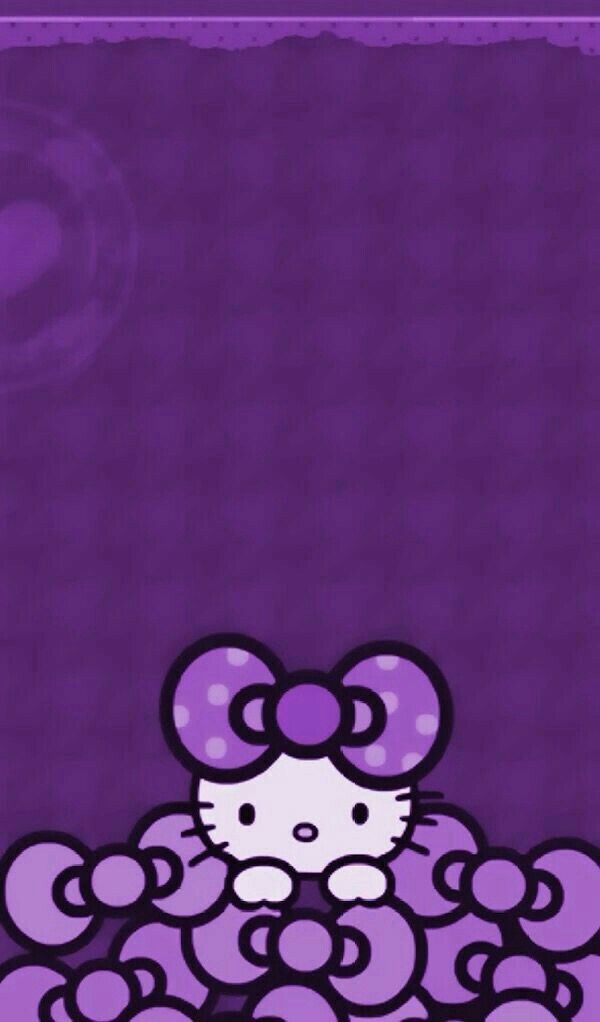 Hello Kitty Purple , HD Wallpaper & Backgrounds