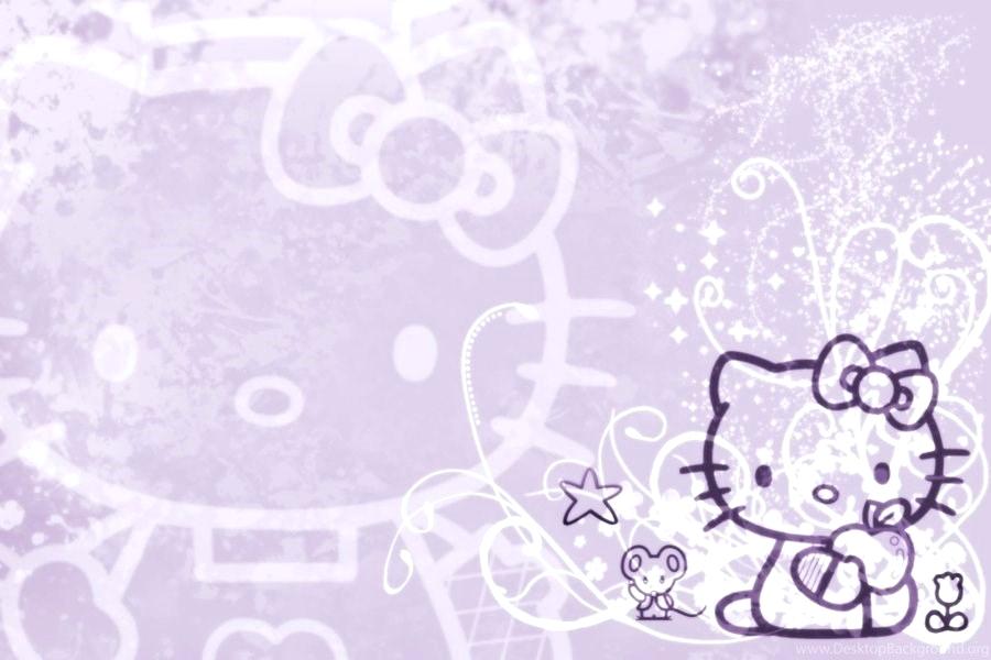 Hello Kitty Wallpaper Purple , HD Wallpaper & Backgrounds