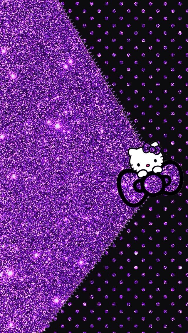 Purple Hello Kitty Wallpaper For Phone , HD Wallpaper & Backgrounds