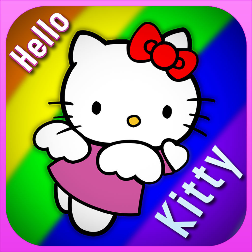 Hello Kitty Rainbow - Hello Kitty Gay , HD Wallpaper & Backgrounds