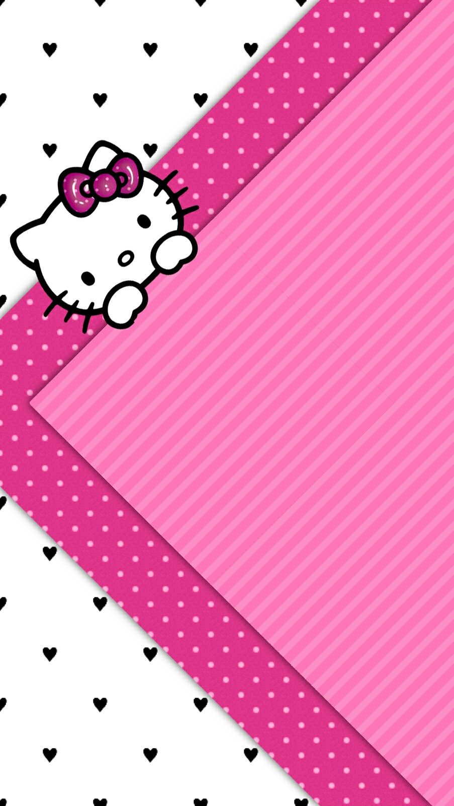 Hk Wallpaper Iphone - Background Hello Kitty Pink , HD Wallpaper & Backgrounds