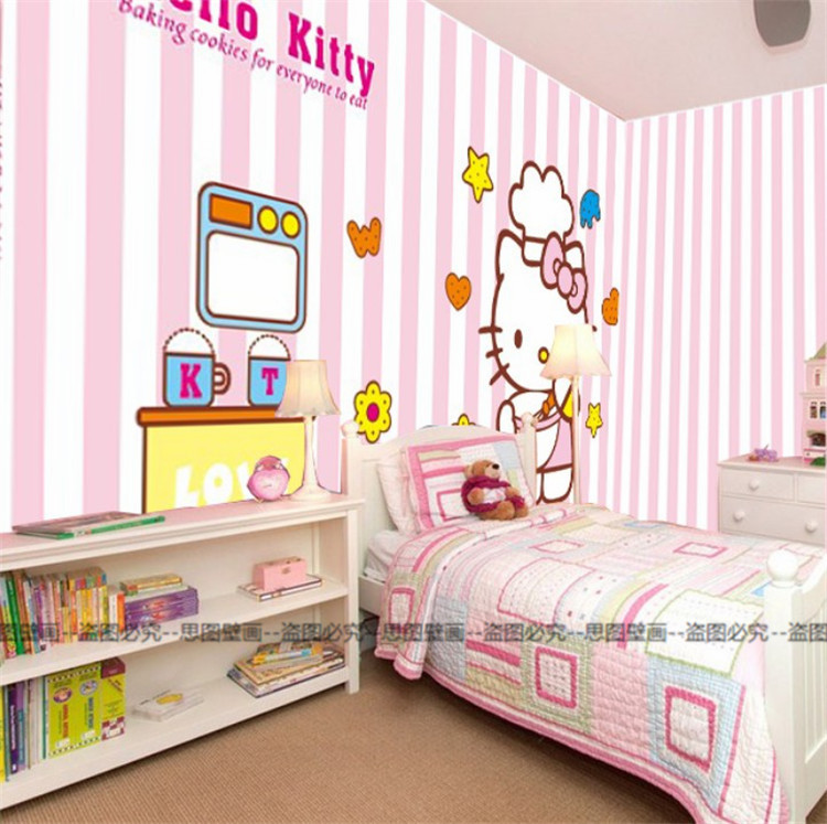 30 Gambar Wallpaper  Dinding Kamar  Hello  Kitty Richi 