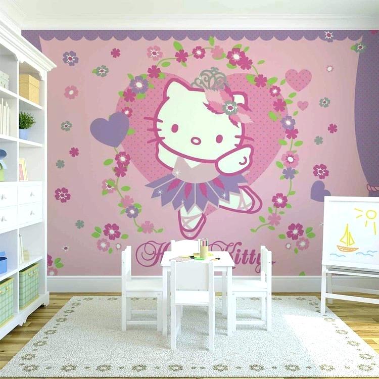 Hello Kitty Wall Mirror Malaysia Hello Kitty Room Wallpaper - Tapety Na Zeď Dětský Pokoj , HD Wallpaper & Backgrounds