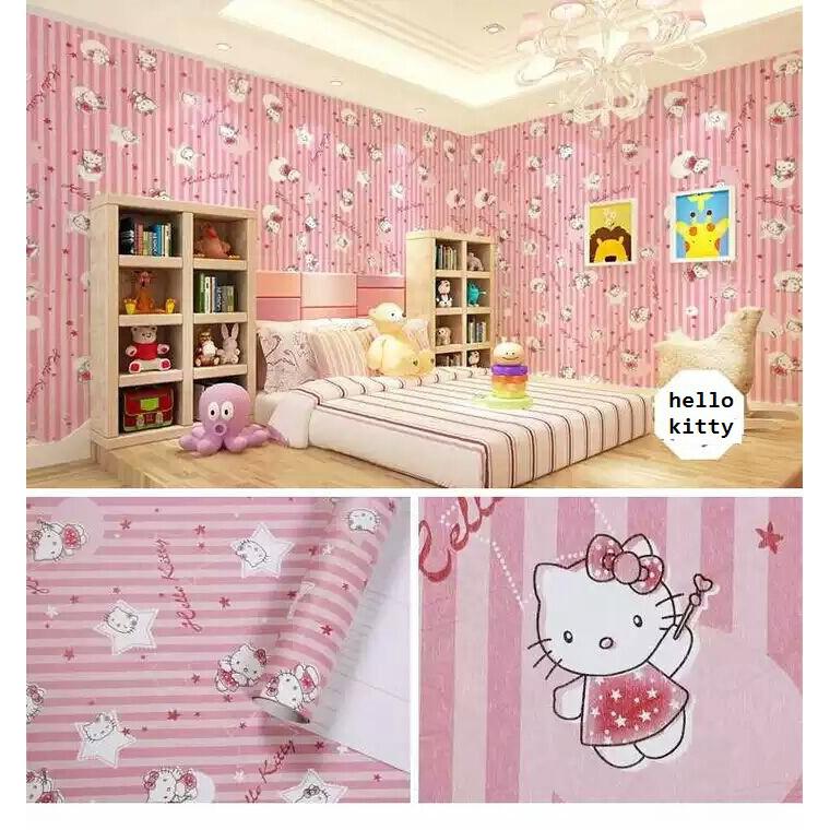 Hello Kitty Self-adhesive Home Kitchen Bedroom Diy - Adhesive Wallpaper Wallpaper Design Divisoria , HD Wallpaper & Backgrounds