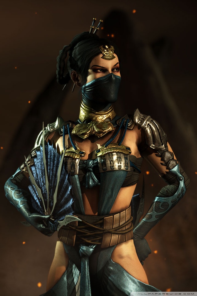 Smartphone - Kitana Mortal Kombat , HD Wallpaper & Backgrounds