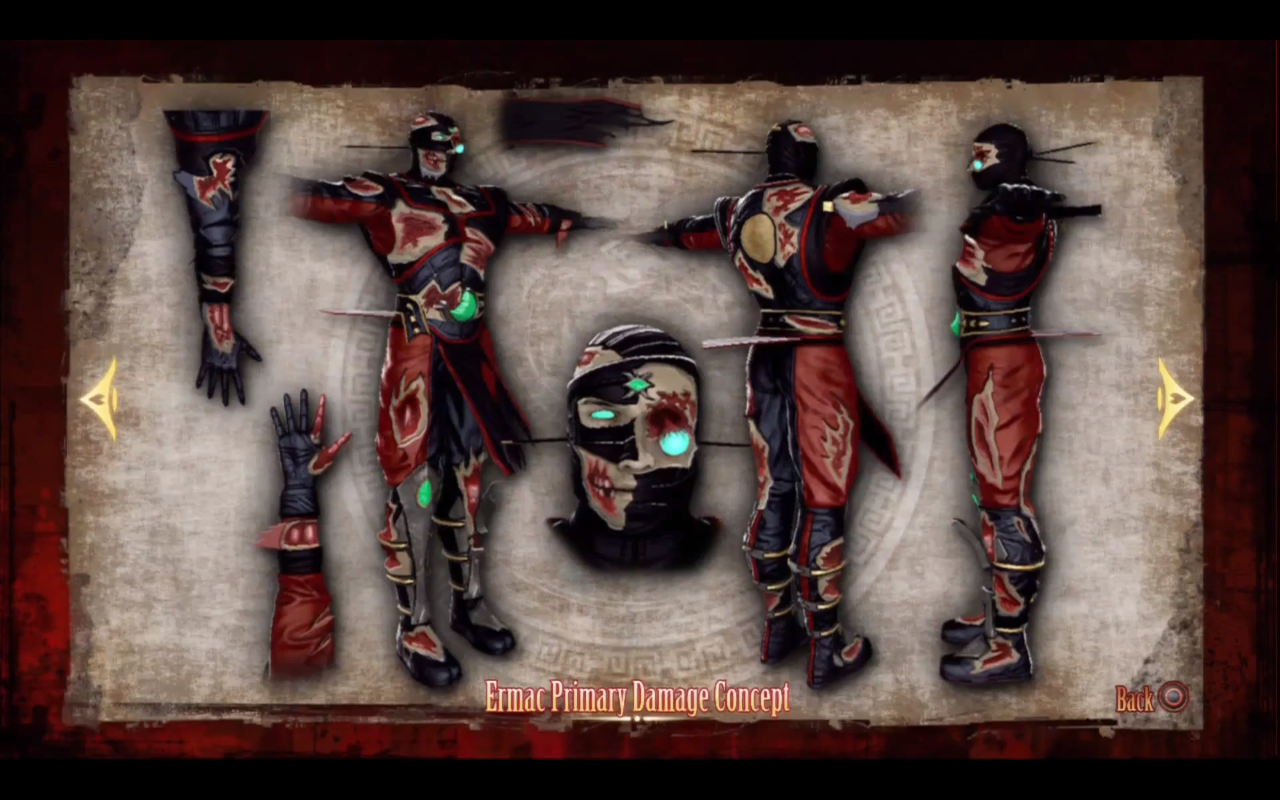 Ermac Damage Concept - Mortal Kombat All Characters Damage , HD Wallpaper & Backgrounds