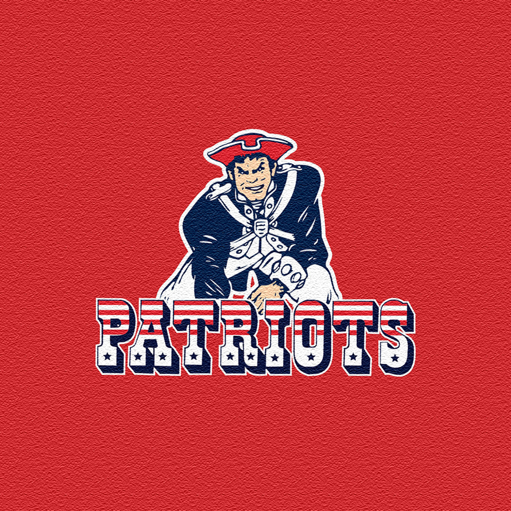 Ipad Wallpapers With The New England Patriots Team - New England Patriots Retro Logo , HD Wallpaper & Backgrounds