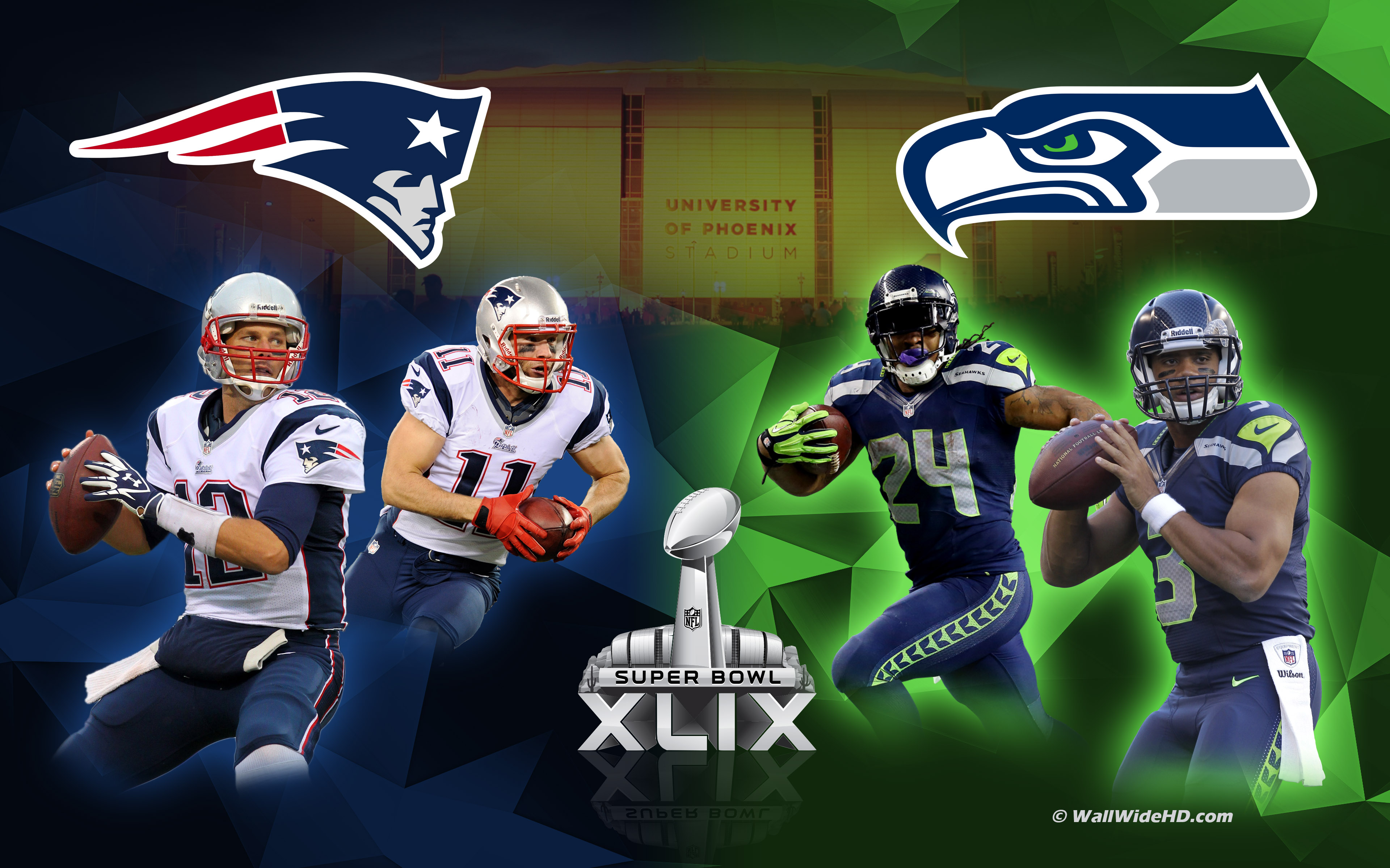 This Is Truly A Battle Of The Best Of The Afc, Taking - Super Bowl Patriots Vs Seahawks , HD Wallpaper & Backgrounds