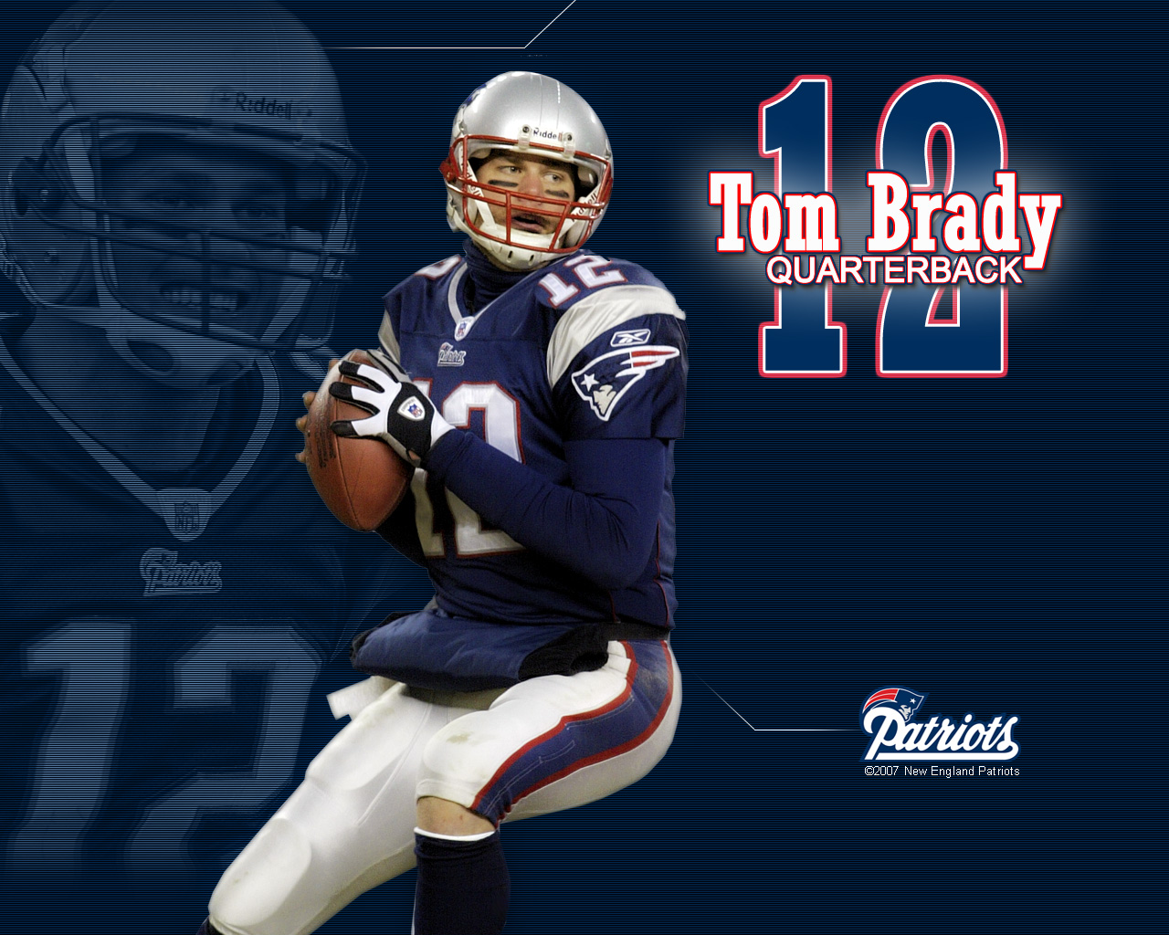 Patriots Tom Brady Wallpapers Hd - Nfl Patriots Tom Brady , HD Wallpaper & Backgrounds