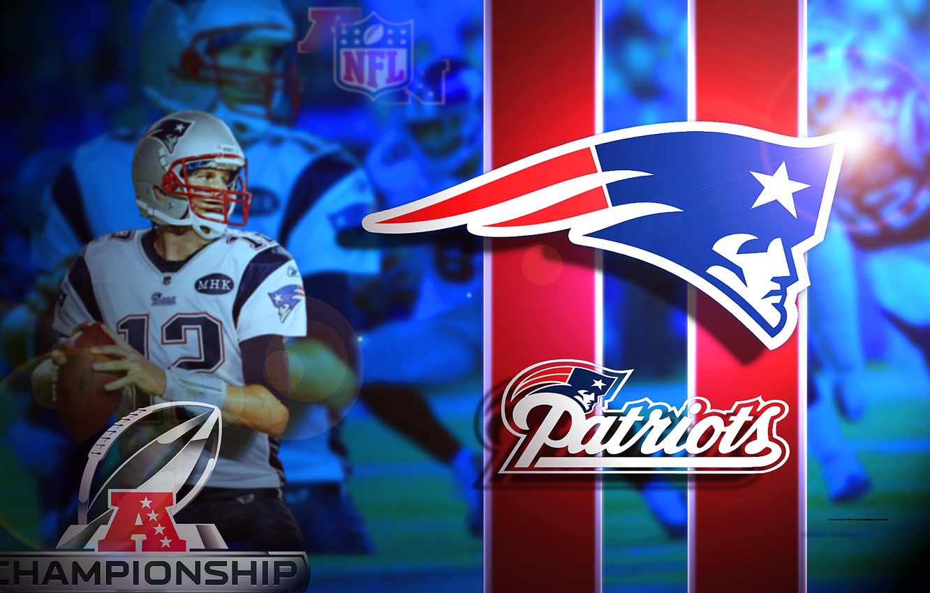 Photo Wallpaper American Football, Patriot, Tom Brady, - New England Patriots , HD Wallpaper & Backgrounds