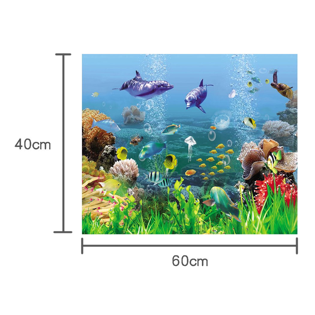 Sun-shine Aquarium Background Fish Tank Wallpaper Sticker - Fish Aquarium Background Paper , HD Wallpaper & Backgrounds