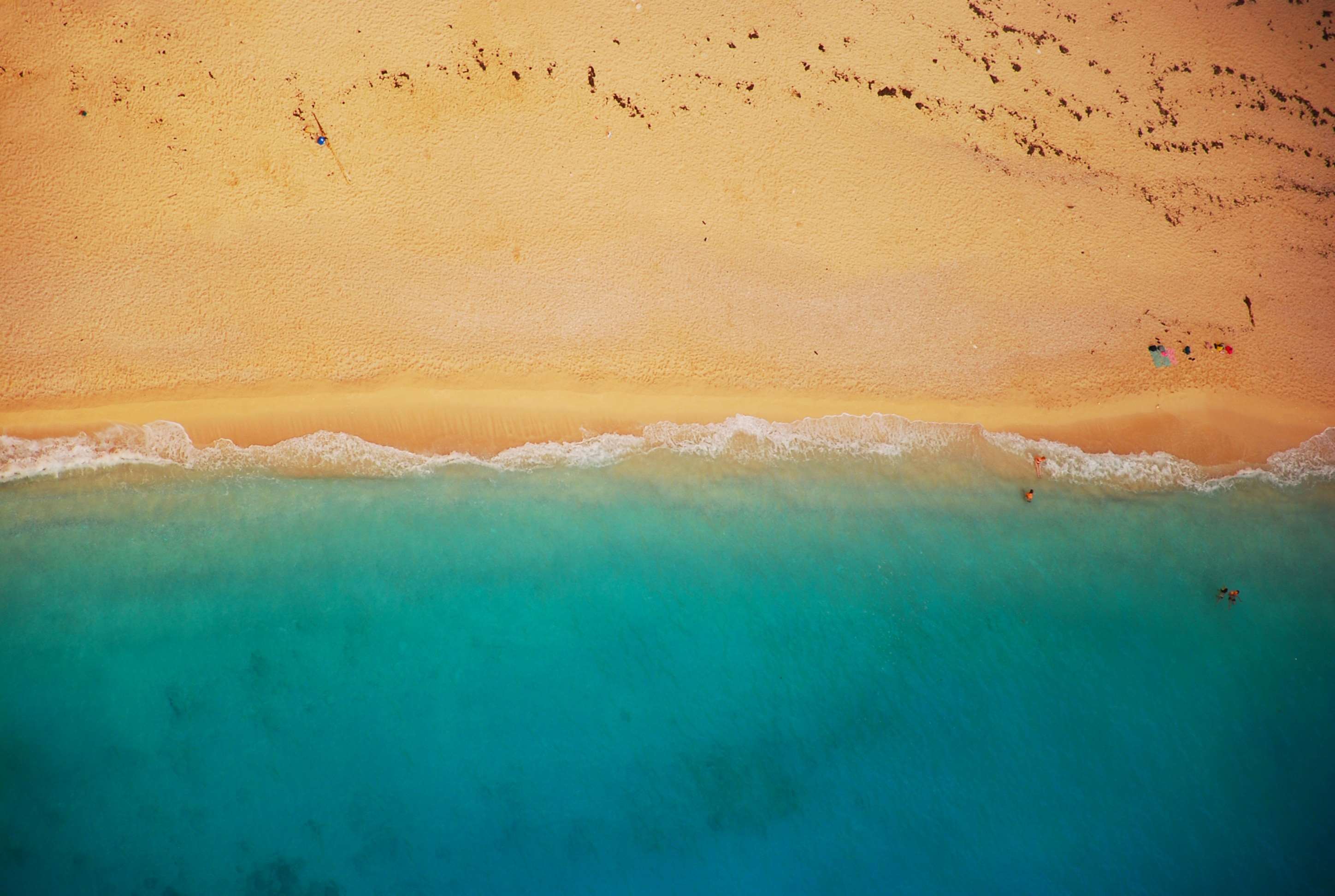 Beach, Birds Eye View, Ocean, Sand, Sea, Seashore, - Beach Birds Eye View , HD Wallpaper & Backgrounds