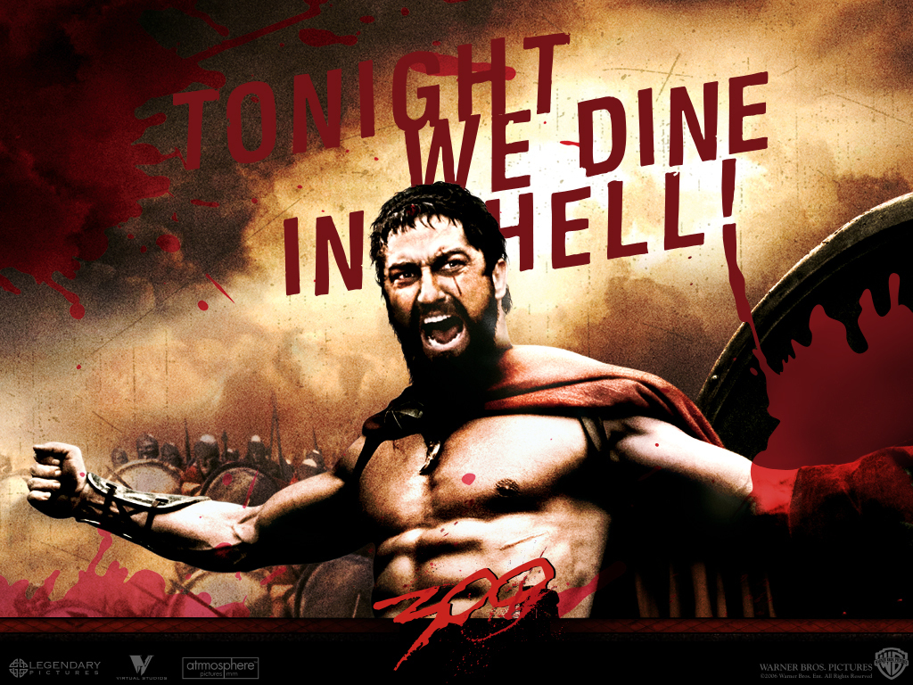300 - Tonight We Dine In Hell , HD Wallpaper & Backgrounds