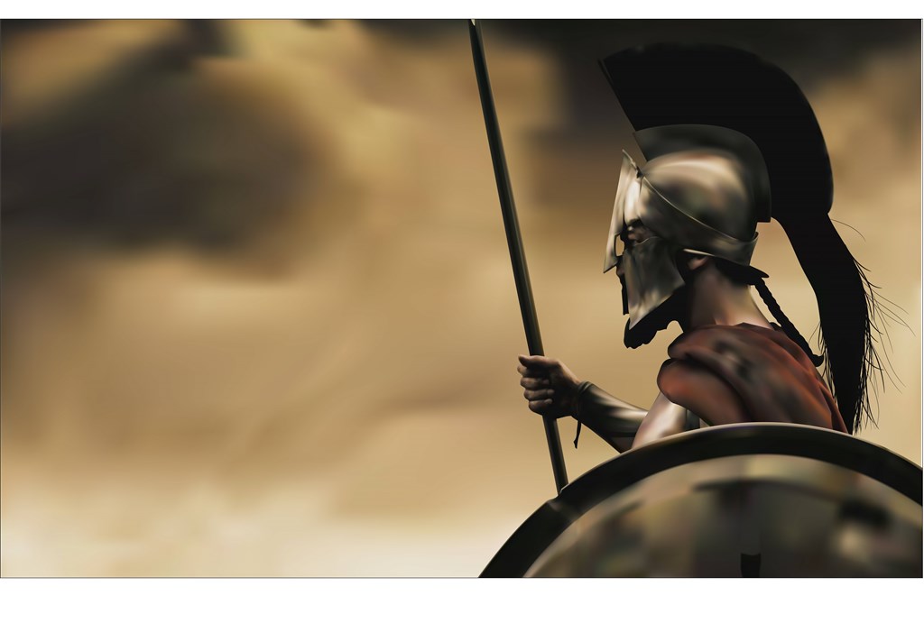 300 Spartan Helmet Side View , HD Wallpaper & Backgrounds