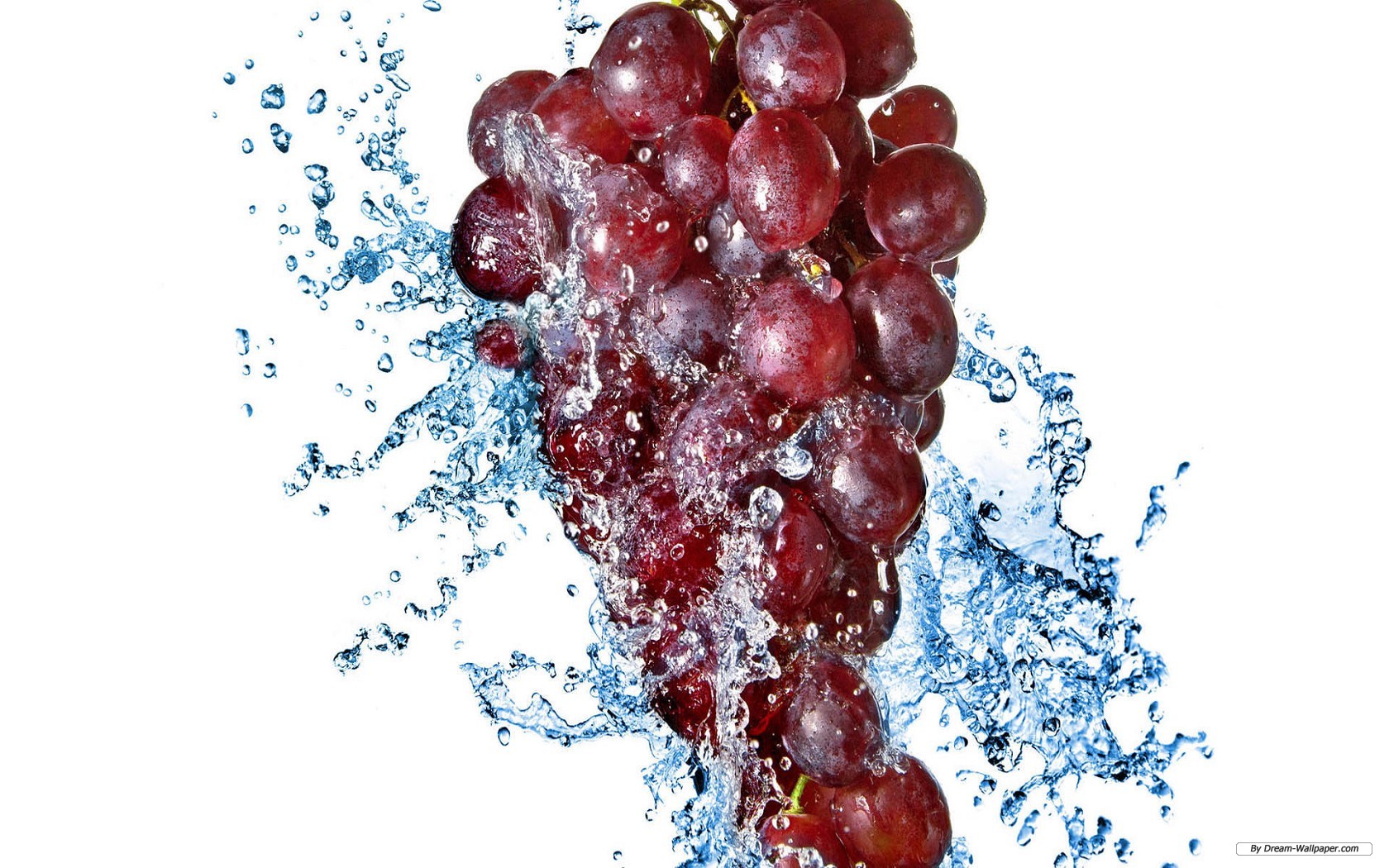 Free Art Wallpaper - Grapes Water Splash , HD Wallpaper & Backgrounds