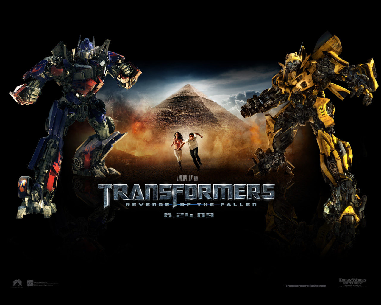 Revenge Of The Fallen Wallpaper - Transformers La Venganza De Los Caídos , HD Wallpaper & Backgrounds